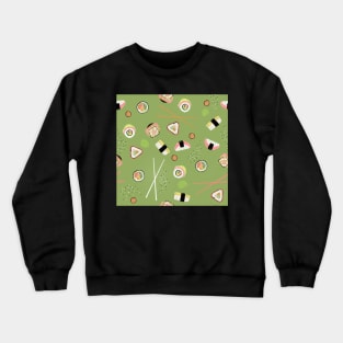 Sushi Pattern - Trendy and Stylish Design Crewneck Sweatshirt